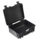 OUTDOOR resväska i svart med vadderade delare 430x300x170 mm Volume: 22,1 L Model: 5000/B/RPD